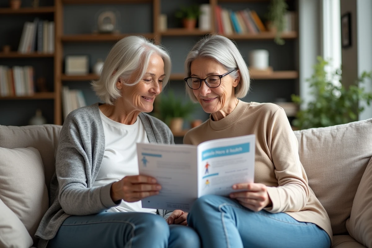 Deux femmes discutant autour d